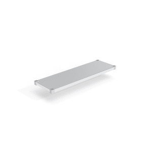 098-1548SB Aluminum Solid Shelf - 48"W x 15"D