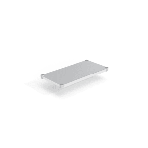 098-1836SB Aluminum Solid Shelf - 36"W x 18"D