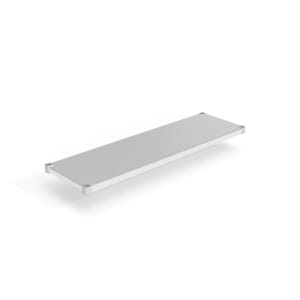 098-1860SB Aluminum Solid Shelf - 60"W x 18"D