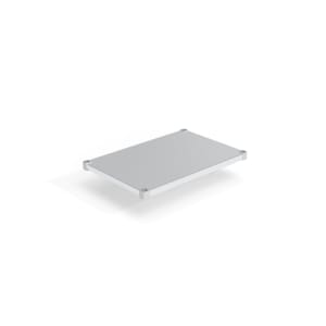 098-2436SB Aluminum Solid Shelf - 36"W x 24"D
