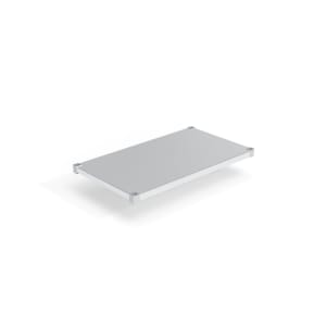 098-2442SB Aluminum Solid Shelf - 42"W x 24"D