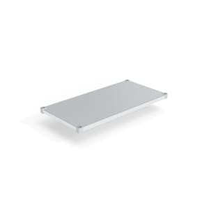 098-2448SB Aluminum Solid Shelf - 48"W x 24"D