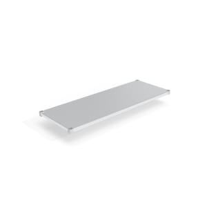 098-2466SB Aluminum Solid Shelf - 66"W x 24"D