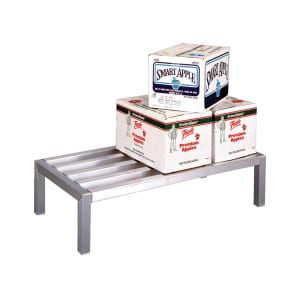 098-4009 48" Stationary Dunnage Rack w/ 4000 lb Capacity, Aluminum