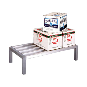 098-4010 60" Stationary Dunnage Rack w/ 4000 lb Capacity, Aluminum