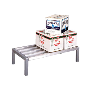 098-4027 48" Stationary Dunnage Rack w/ 4000 lb Capacity, Aluminum