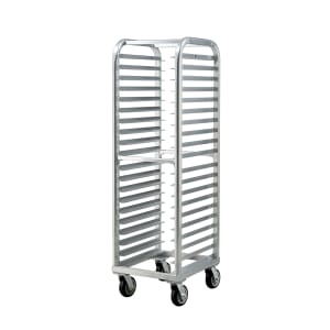 098-4331 21 1/2"W 20 Bun Pan Rack w/ 3" End Load Slides