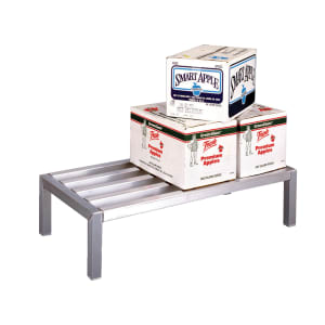 098-4006 60" Stationary Dunnage Rack w/ 3400 lb Capacity, Aluminum