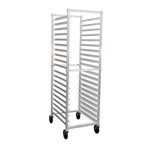 098-6301 20 3/8"W 20 Sheet Pan Rack w/ 3" Bottom Load Slides