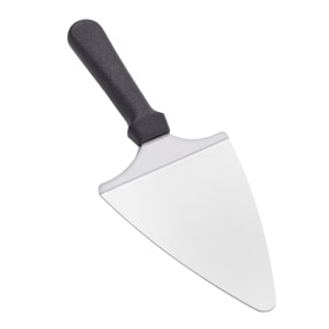 166-PS127 Pizza Server w/ 7" x 4 3/4" Blade & Black Plastic Handle, Stainless Steel