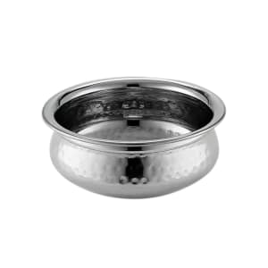 166-HB5 16 oz Round Bowl - Hammered-Finish Stainless
