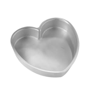166-HPP7 7" Heart Pizza Pan - Aluminum