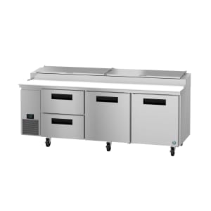 440-PR93BD2 93" Steelheart Pizza Prep Table w/ Refrigerated Base, 115v