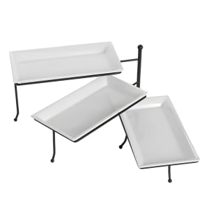166-TTMEL3 3 Tier Riser, Melamine
