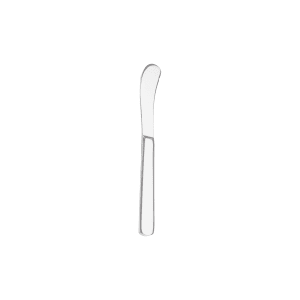 264-0810 6 11/16" Butter Spreader with 18/10 Stainless Grade, Star Pattern