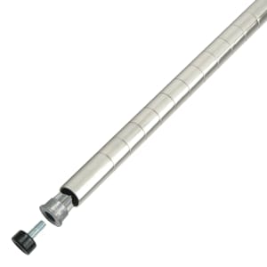 080-VC86P 86" Stationary Chrome Plated Post