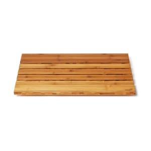209-BP004 Rectangular Slatted Bread Board - 21 3/8" x 13 9/16", Bamboo, Natural Finish