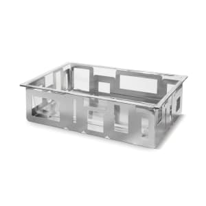 209-D62577C Rectangular Ice Tub - 21x13x6" Acrylic/Stainless