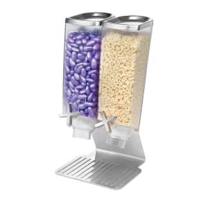 209-EZ514 Countertop Dry Food Dispenser, (2) 1 gal Hoppers