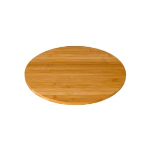 209-BP500 20" Round Display Platter - Bamboo, Natural Finish