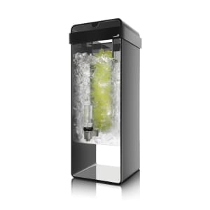 209-LD154 3 gal Beverage Dispenser w/ Infuser - Plastic Container, Black Base