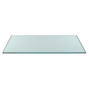209-GTR33 Rectangular Glass Display Shelf/Tray - 33 1/2" x 14", Clear