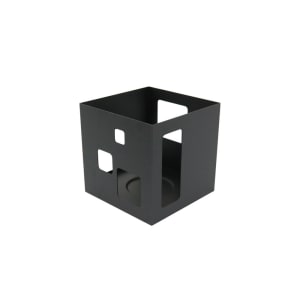 209-SM140 7 1/4" Square Buffet Warmer - Stainless Steel, Black