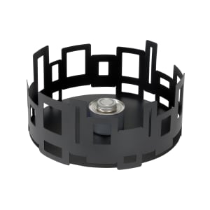 209-SM106 14" Round Warmer/Chafer - 7" High, Black