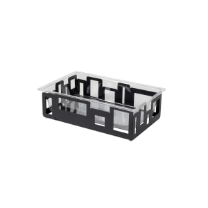 209-SM113 Rectangular Ice Tub - 21x13x6" Acrylic/Black