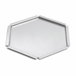 209-SM119 14 1/2" Hexagonal Honeycomb Tray - Stainless