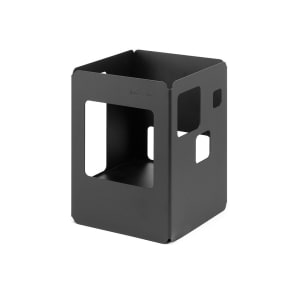 209-SM141 7" Square Buffet Warmer - Stainless Steel, Black