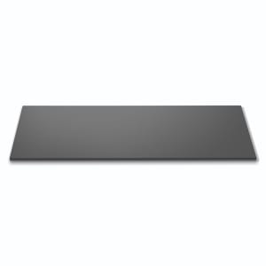 209-SG018 33 1/2x14" Rectangular Display Platter - Acrylic, Black