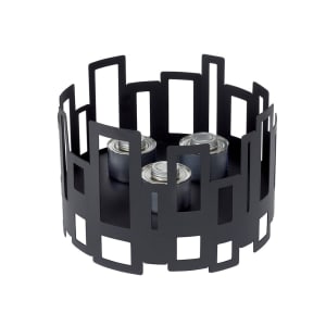 209-SM111 14" Round Warmer/Chafer - 10" High, Black