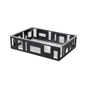 209-SM114 Rectangular Ice Tub - 26 1/2x18 1/2x7" Acrylic/Black