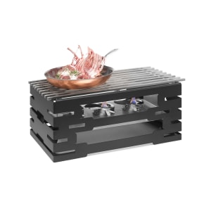 209-SK032 Rectangular Warmer Kit - 23 1/4x13 1/2x10 1/2" Black