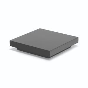 209-SW105 Square Riser Cap - Multi-Level, Bamboo, Black Gloss Finish