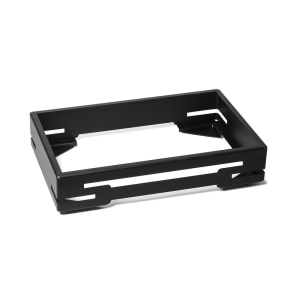 209-SM235 Rectangular Warmer Base - 21 3/5" x 13 9/16" - Stainless, Black