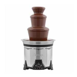 036-17311 19" Elite Chocolate Fountain w/ Control Panel, Heat Settings & Removable Bowl