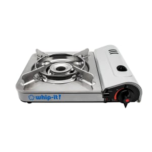 565-STHOTSPOT01 Butane Stove w/ Adjustable Flame & Carrying Case - 9,000 BTU, Silver