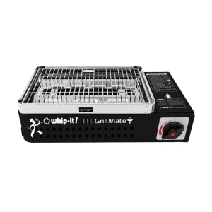 565-STGRILLMATE05 Butane Stove w/ Adjustable Flame & Carrying Case - 7,200 BTU, Black