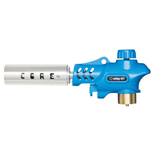 565-TCCORE06 Professional Propane Culinary Torch - Piezo Ignition, (4) Flame Lighters, Blue