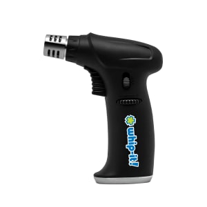 565-TCSTEA05 Butane Culinary Torch - Piezo Ignition, Adjustable Flame, Black