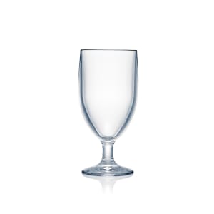 706-N206123 12 oz Design Goblet, Plastic, Clear