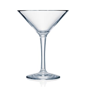 706-N401083 8 3/4 oz Design Martini Glass, Plastic, Clear