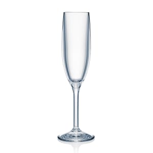 706-N402503 5 1/2 oz Design Champagne Flute, Plastic, Clear