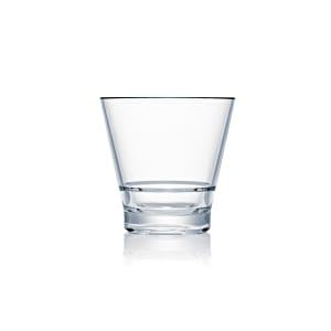 706-N710123 12 oz CapellaStack Double Rocks Glass, Plastic, Clear