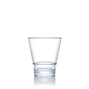 706-N720143 14 oz CapellaStack Double Rocks Glass, Plastic, Clear