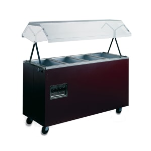175-3876746 46" Hot Food Table w/ (3) Wells & Enclosed Base, 120v