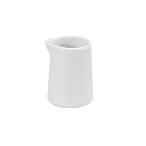 324-F8000000802 4 oz Buffalo Creamer - 3 1/4"H, Porcelain, Bright White