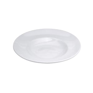 324-F8010000785 12" Round Buffalo Pasta Bowl - Porcelain, Bright White